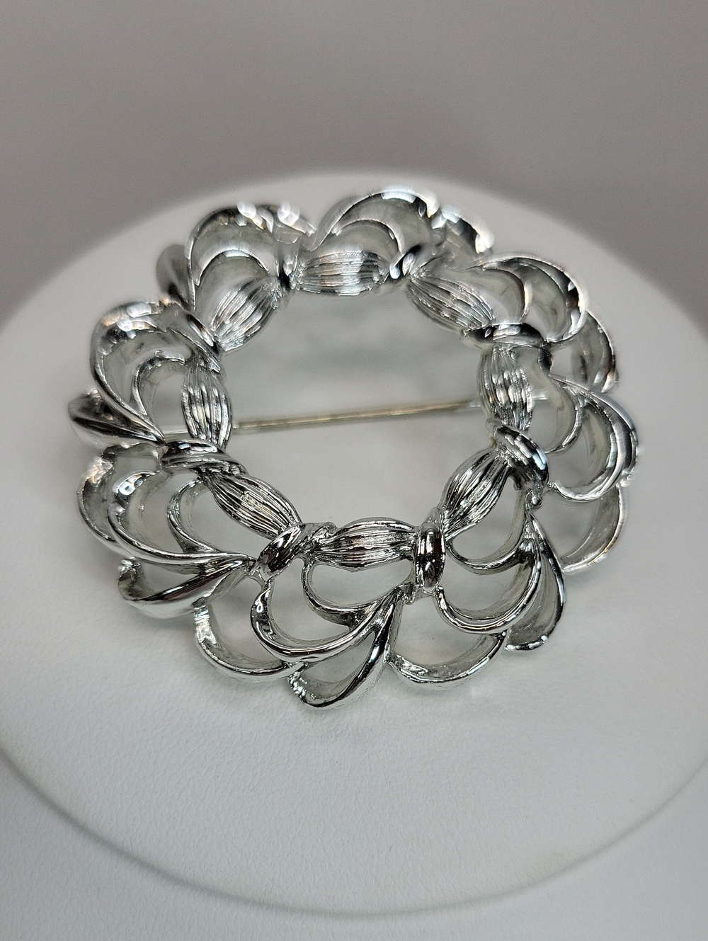 Signed Coro Wreath Brooch